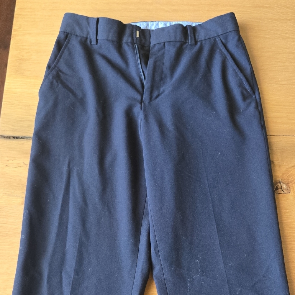 Tommy Hilfiger Boys Navy Flat Front Pants